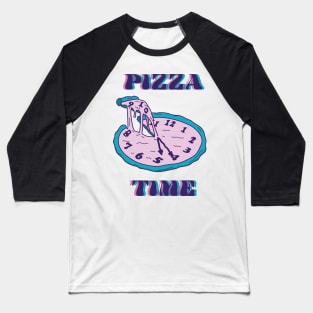 Pizza Time Baseball T-Shirt